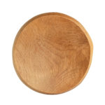 Beech wooden Log Slice serving plate ø20 - Rozos