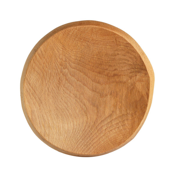 Beech wooden Log Slice serving plate ø20 - Rozos