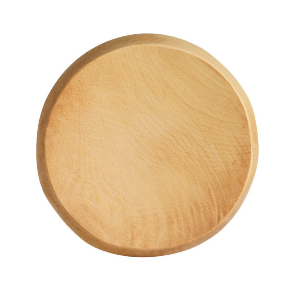Beech wooden Log Slice serving plate ø23 - Rozos